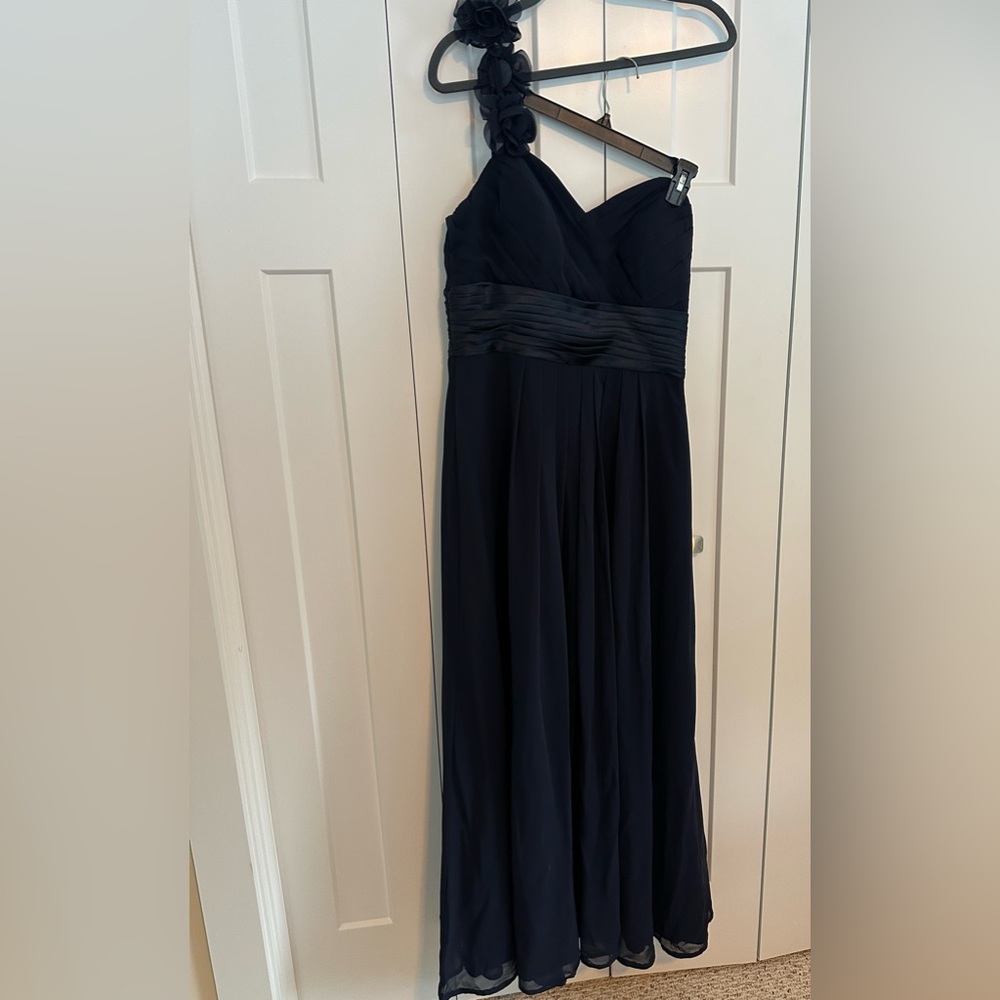 Cinderella one Shoulder  Navy‎ Formal Dress Mother of the Bride XL